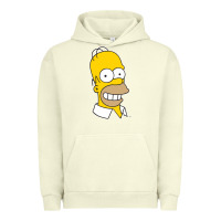 Pigment Pistachio the simpsons homer simpson face sweatshirt Urban Hoodie - linhVisuals