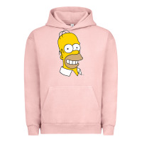 Pigment Salmon the simpsons homer simpson face sweatshirt Urban Hoodie - linhVisuals