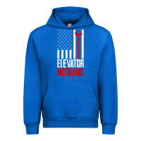 Cobalt elevator mechanic american flag gift for elevator technician t shirt Urban Hoodie - linhVisuals