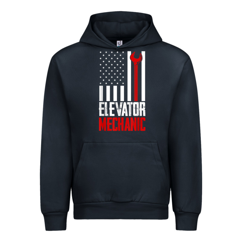 Elevator Mechanic American Flag Gift For Elevator Technician T Shirt Urban Hoodie by linhVisuals | Teevron