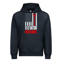 Navy elevator mechanic american flag gift for elevator technician t shirt Urban Hoodie - linhVisuals