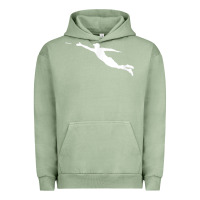 Pigment Oil Green ultimate frisbee layout t shirt Urban Hoodie - linhVisuals