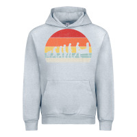 Heather Grey vintage retro evolution of the pinball lover premium t shirt Urban Hoodie - linhVisuals