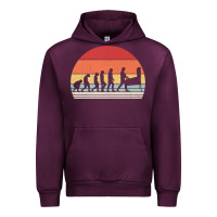 Mauve Wine vintage retro evolution of the pinball lover premium t shirt Urban Hoodie - linhVisuals