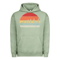 Pigment Oil Green vintage retro evolution of the pinball lover premium t shirt Urban Hoodie - linhVisuals
