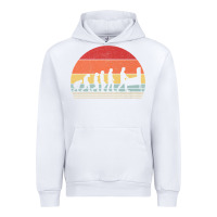 White vintage retro evolution of the pinball lover premium t shirt Urban Hoodie - linhVisuals
