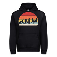 Black vintage retro evolution of the pinball lover premium t shirt Urban Hoodie - linhVisuals
