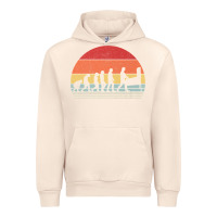 Sandshell vintage retro evolution of the pinball lover premium t shirt Urban Hoodie - linhVisuals