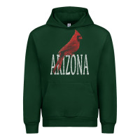 Forest Green black vintage cardinal red bird arizona az gifts premium t shirt Urban Hoodie - linhVisuals