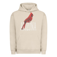 Pigment French Oak black vintage cardinal red bird arizona az gifts premium t shirt Urban Hoodie - linhVisuals