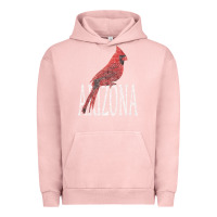 Pigment Salmon black vintage cardinal red bird arizona az gifts premium t shirt Urban Hoodie - linhVisuals