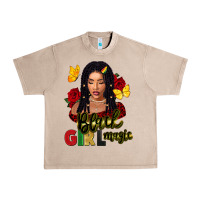 French Oak black girl magic Urban Heavy Tee - FaDigitalArtStudio