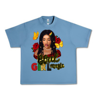 Pebble Blue black girl magic Urban Heavy Tee - FaDigitalArtStudio