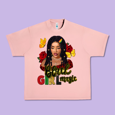Black Girl Magic Urban Heavy Tee Designed By Fadigitalartstudio