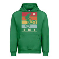 Emerald bmx vintage bike fans kids gift boys bmx pullover hoodie Urban Hoodie - linhVisuals