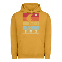 Pigment Peanut Butter bmx vintage bike fans kids gift boys bmx pullover hoodie Urban Hoodie - linhVisuals
