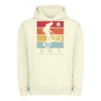 Pigment Pistachio bmx vintage bike fans kids gift boys bmx pullover hoodie Urban Hoodie - linhVisuals