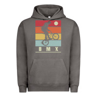 Pigment Tornado bmx vintage bike fans kids gift boys bmx pullover hoodie Urban Hoodie - linhVisuals