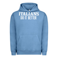 Pigment Pebble Blue italians do it better Urban Hoodie - linhVisuals