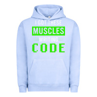 Funny Programmer Writing Code Muscles Meme For Computer Geek Urban Hoodie | Teevron