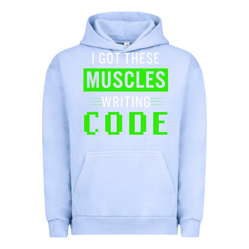 Funny Programmer Writing Code Muscles Meme For Computer Geek Urban Hoodie by linhVisuals | Teevron