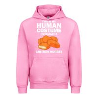 Fuchsia Pink funny chicken nugget costume for kids fashion nugget foodie t shirt Urban Hoodie - linhVisuals