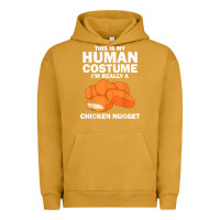 Pigment Peanut Butter funny chicken nugget costume for kids fashion nugget foodie t shirt Urban Hoodie - linhVisuals