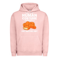 Pigment Salmon funny chicken nugget costume for kids fashion nugget foodie t shirt Urban Hoodie - linhVisuals