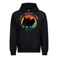 Black mothman live laugh lurk Urban Hoodie - linhVisuals
