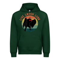 Forest Green mothman live laugh lurk Urban Hoodie - linhVisuals