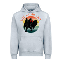 Heather Grey mothman live laugh lurk Urban Hoodie - linhVisuals