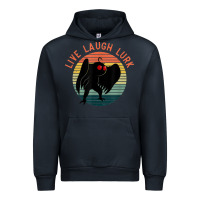 Navy mothman live laugh lurk Urban Hoodie - linhVisuals