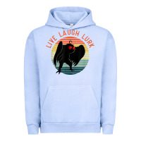 Pigment Grape Ice mothman live laugh lurk Urban Hoodie - linhVisuals