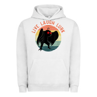 Pigment Lunar Rock mothman live laugh lurk Urban Hoodie - linhVisuals