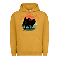 Pigment Peanut Butter mothman live laugh lurk Urban Hoodie - linhVisuals