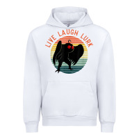 White mothman live laugh lurk Urban Hoodie - linhVisuals