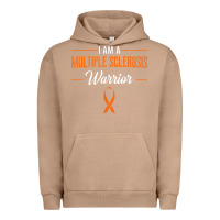 Pigment Burro multiple sclerosis warrior autoimmune disease orange ribbon Urban Hoodie - linhVisuals