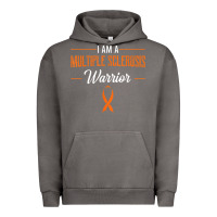 Pigment Tornado multiple sclerosis warrior autoimmune disease orange ribbon Urban Hoodie - linhVisuals