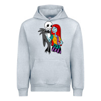 Heather Grey jack  and sally Urban Hoodie - linhVisuals