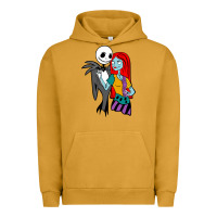 Pigment Peanut Butter jack  and sally Urban Hoodie - linhVisuals