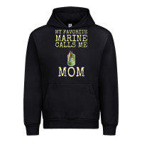 Black my favorite marine calls me mom Urban Hoodie - linhVisuals