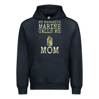 Navy my favorite marine calls me mom Urban Hoodie - linhVisuals