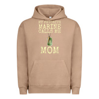 Pigment Burro my favorite marine calls me mom Urban Hoodie - linhVisuals