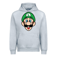 Heather Grey luigi Urban Hoodie - linhVisuals
