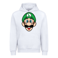 White luigi Urban Hoodie - linhVisuals