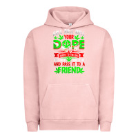 Pigment Salmon funny weed pot lover roll joint friend smoking marijuana tank top Urban Hoodie - linhVisuals