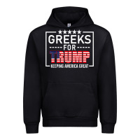 Black greeks for trump conservative gift trump 2020 re election t shirt Urban Hoodie - linhVisuals