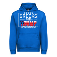 Cobalt greeks for trump conservative gift trump 2020 re election t shirt Urban Hoodie - linhVisuals