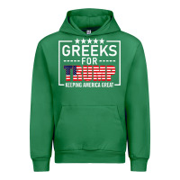Emerald greeks for trump conservative gift trump 2020 re election t shirt Urban Hoodie - linhVisuals