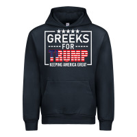 Navy greeks for trump conservative gift trump 2020 re election t shirt Urban Hoodie - linhVisuals